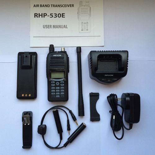 REXON RHP-530 Air-Band Radio with optional VOR and Bluetooth functions